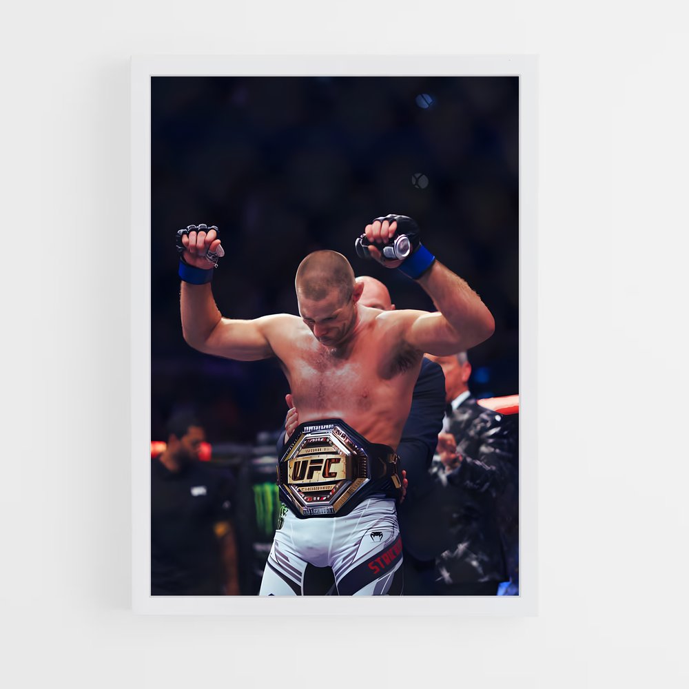 Poster Sean strickland – affiche MMA (vue 3)